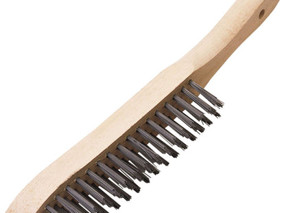 Draper Heavy Duty 3 Row Wire Scratch Brush, 310mm 31548 Draper - Town Tools 
