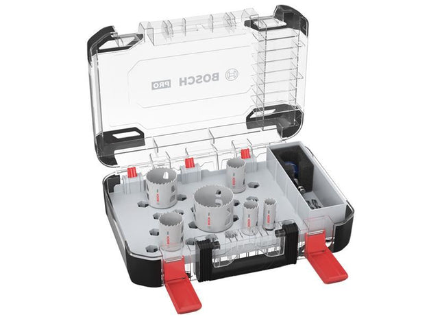 Bosch Powertool Accessories PRO Multi Material PC Plus Hole Saw Set, 9 Piece Bosch Powertool Accessories - RockBottom Northampton