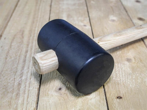 Faithfull FSC Black Rubber Mallet 28oz Faithfull - RockBottom Northampton