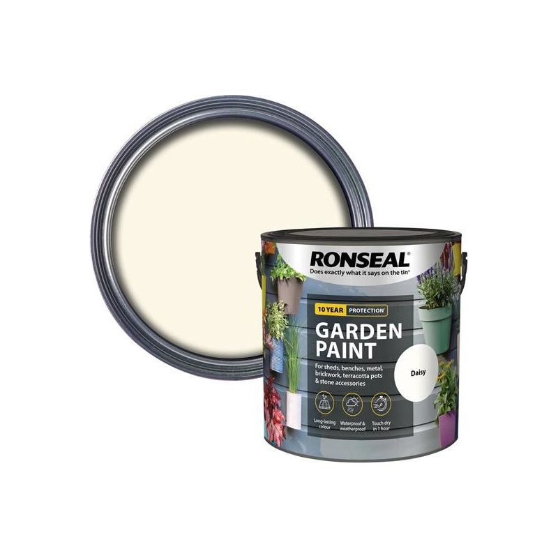 Ronseal Garden Paint Daisy 2.5 litre Ronseal - RockBottom Nothampton