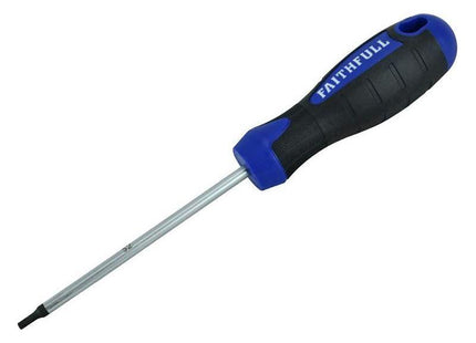 Faithfull Screwdriver Star (TORX) Tip TX15 x 100mm Faithfull - RockBottom Northampton