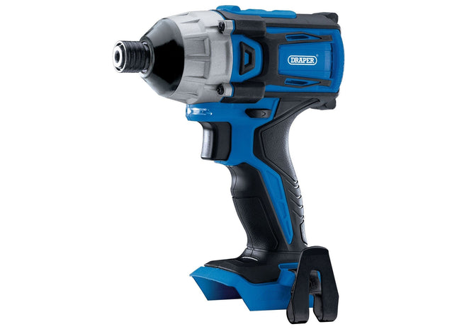 Draper D20 20V Brushless Impact Driver, 1/4" Hex., 180Nm (Sold Bare) 55375 Draper - Town Tools 