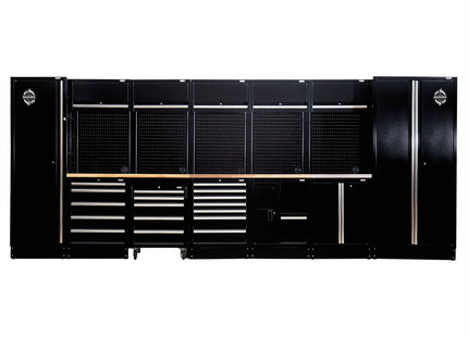 Draper BUNKER Modular Storage Combo with Sink and Hardwood Worktop (25 Piece) Draper - Town Tools 