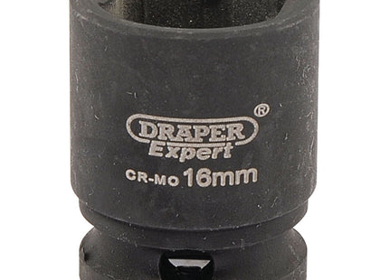 Draper Expert HI-TORQ 6 Point Impact Socket, 3/8" Sq. Dr., 16mm Draper - Town Tools 