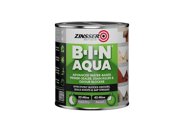 Zinsser B-I-N® Aqua 500ml Zinsser - RockBottom Northampton