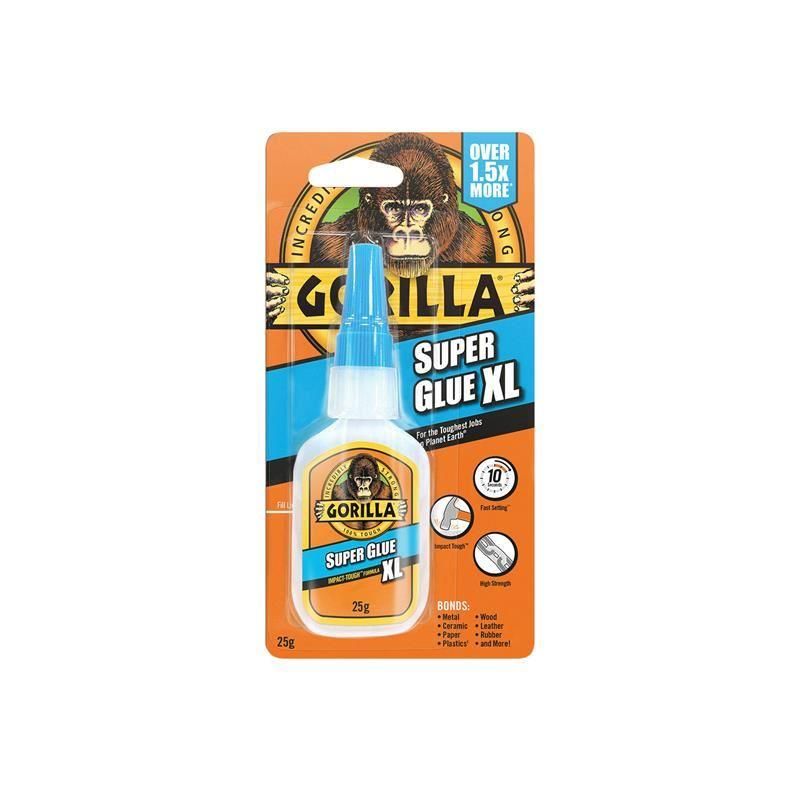 Gorilla Glue Gorilla Superglue XL 25g Gorilla Glue - RockBottom Northampton