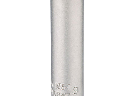 Draper Elora Deep Socket, 1/4" Sq. Dr., 9mm 58729 Draper - Town Tools 