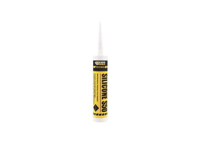 Everbuild Sika Tecnic Silicone S50 Translucent 310ml Everbuild Sika - RockBottom Northamptin