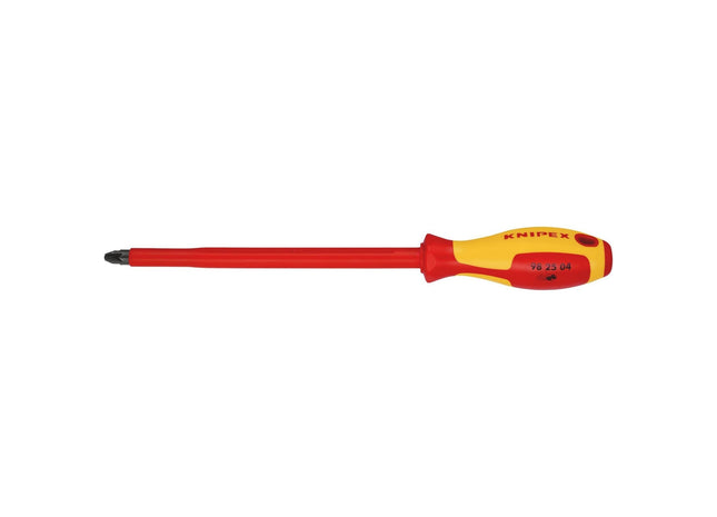 Draper Knipex 98 25 04 VDE Insulated Pozidriv Screwdriver, PZ4 x 200mm Draper - Town Tools