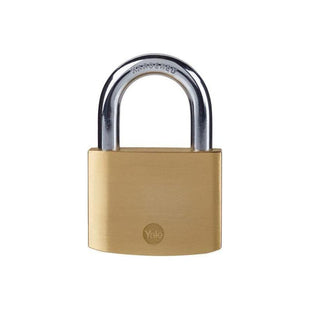 Yale Locks Brass Padlock 60mm Yale Locks - RockBottom Northampton