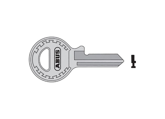 Abus Mechanical 65/15 Right Hand Key Blank 09328 ABUS Mechanical - RockBottom Northampton 