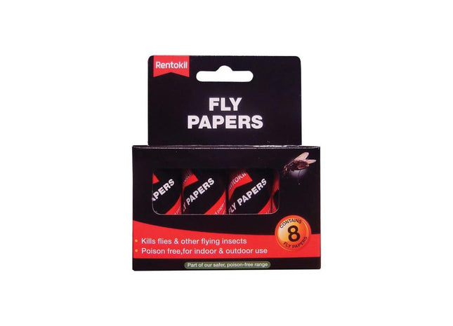 Rentokil Fly Papers (Pack 8) Rentokil - RockBottom Nothampton