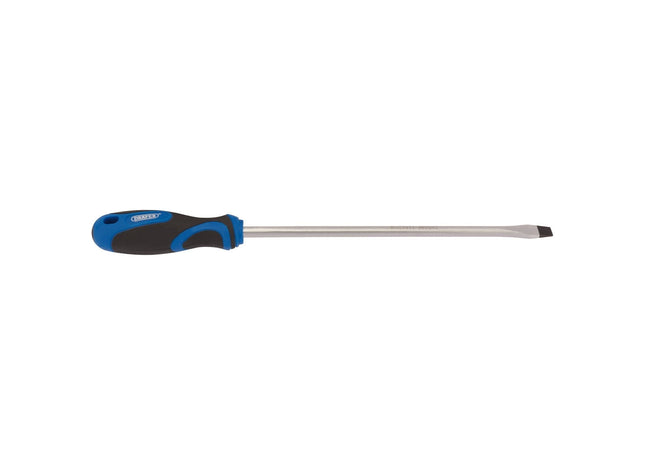 Draper Soft Grip Plain Slot Screwdriver, 9.5 x 250mm 48927 Draper - Town Tools 