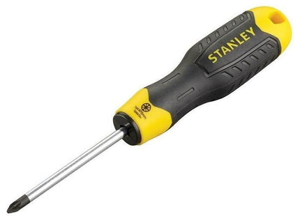 Stanley® Hand Tools Cushion Grip Screwdriver Pozidriv Tip PZ1 x 75mm STANLEY® Hand Tools - RockBottom Nothampton
