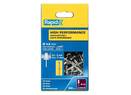 Rapid High Performance Rivets 4.8 x 14mm (Box 300) Rapid - RockBottom Nothampton