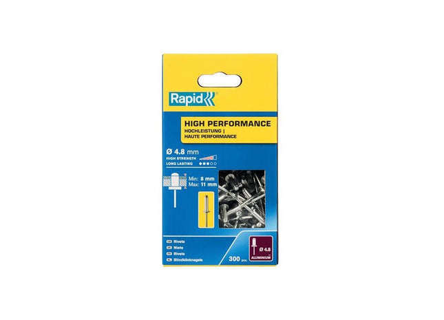 Rapid High Performance Rivets 4.8 x 14mm (Box 300) Rapid - RockBottom Nothampton