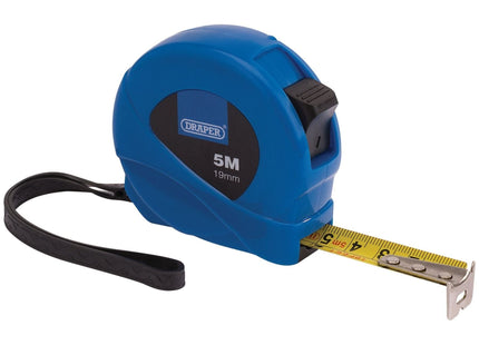 Draper Measuring Tape, 5m/16ft x 19mm, Blue 75881 Draper - Town Tools 
