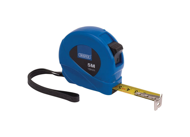 Draper Measuring Tape, 5m/16ft x 19mm, Blue 75881 Draper - Town Tools 