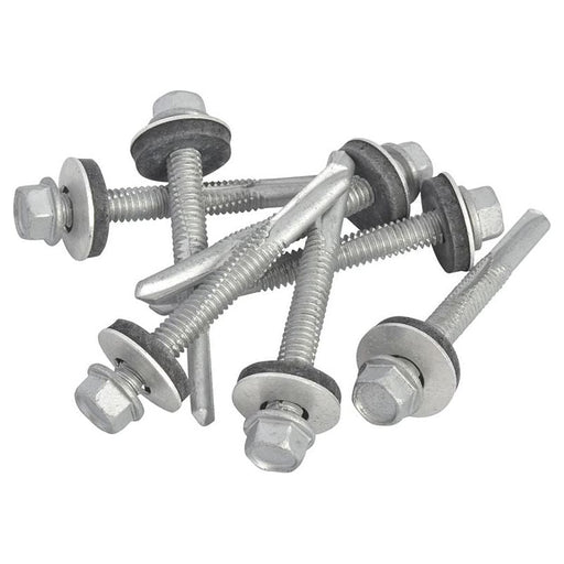 Forgefix TechFast Hex Head Roofing Screw Self-Drill Heavy Section 5.5 x 51mm Pack 100 ForgeFix - RockBottom Northampton