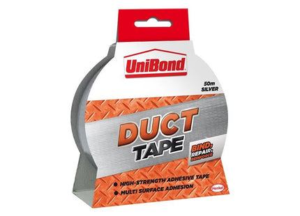 UniBond DIY Duct Tape Silver 50mm x 50m UniBond - RockBottom Northampton