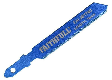 Faithfull Jigsaw Blade Diamond Grit 76mm Faithfull - RockBottom Northampton
