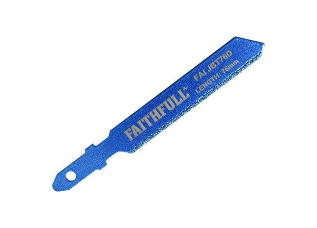 Faithfull Jigsaw Blade Diamond Grit 76mm Faithfull - RockBottom Northampton