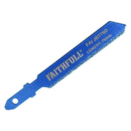 Faithfull Jigsaw Blade Diamond Grit 76mm Faithfull - RockBottom Northampton