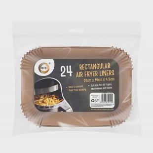 24pc 22CM X 14CM X 4.5CM air fryer liners