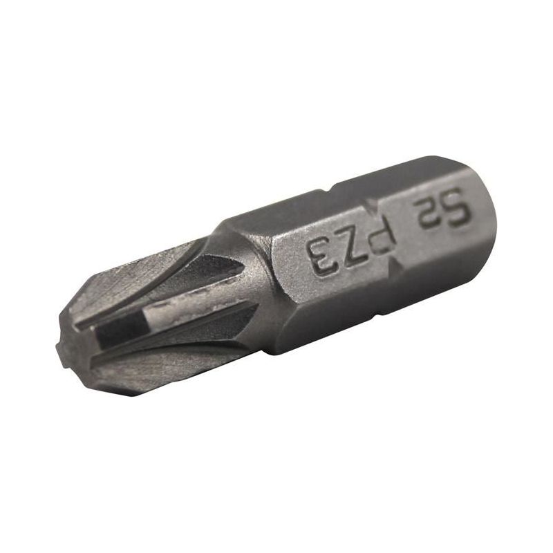 Faithfull Pozi S2 Grade Steel Screwdriver Bits PZ3 x 25mm (Pack 3) Faithfull - RockBottom Northampton
