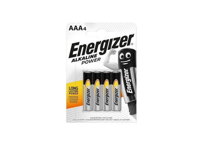 Energizer® AAA Cell Alkaline Power Batteries (Pack 4) Energizer® - RockBottom Northamptin
