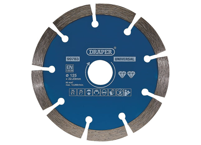 Draper Segmented Diamond Blade, 125mm 99783 Draper - Town Tools 