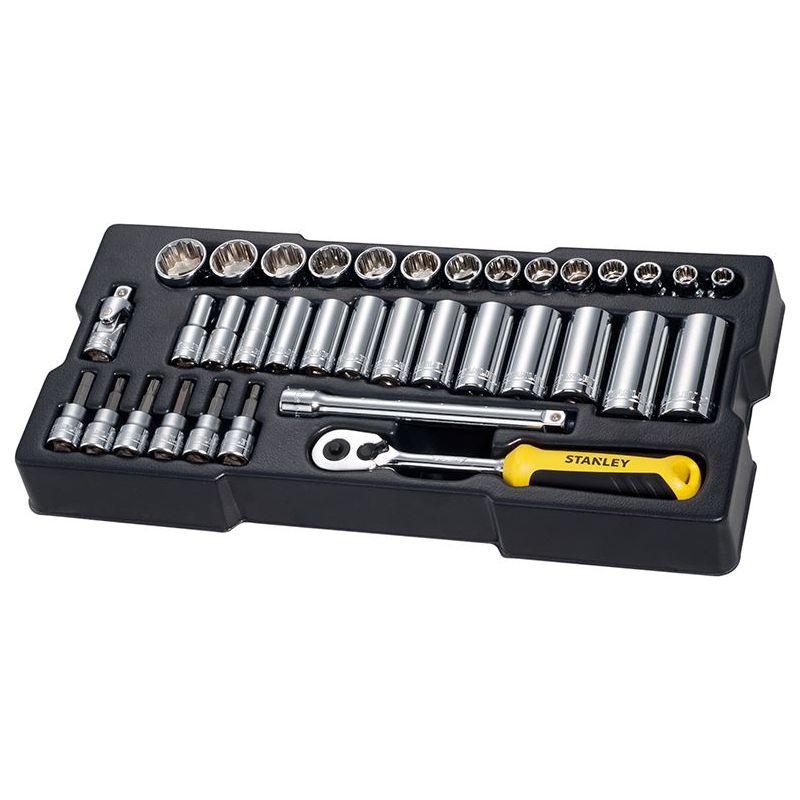 Stanley® Hand Tools 3/8in Drive Metric Socket Module 36 Piece STANLEY® Hand Tools - RockBottom Nothampton