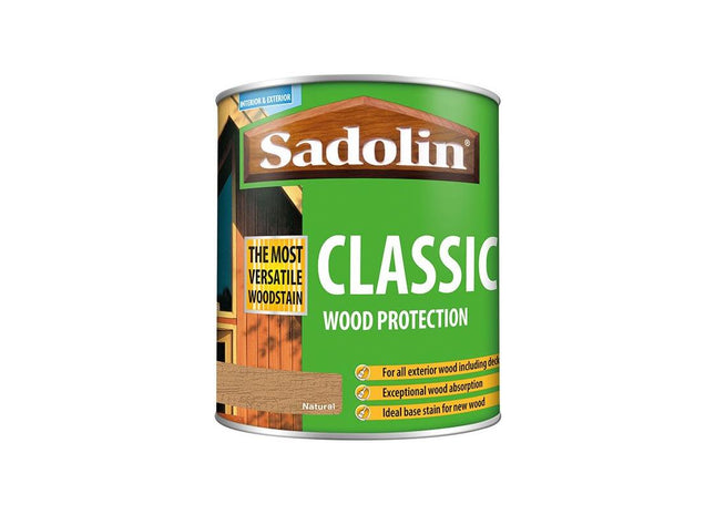 Sadolin Classic Wood Protection Natural 1 litre Sadolin - RockBottom Nothampton