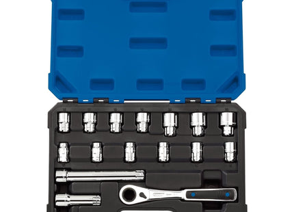 Draper Go Through' Metric Socket Set (19 piece) 16482 Draper - Town Tools 