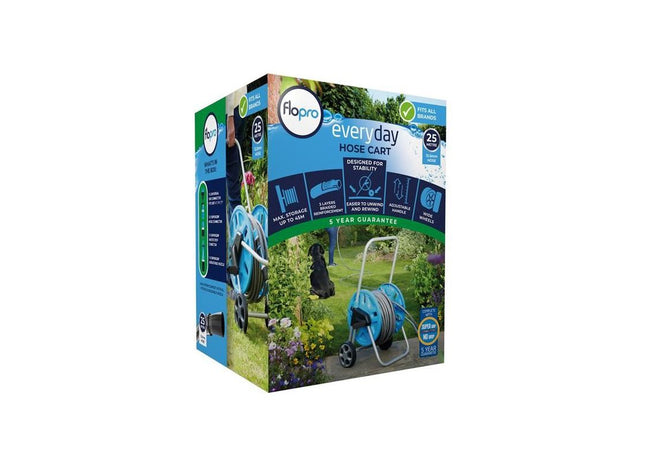 Flopro Everyday Hose Cart & 25m Hose Flopro - RockBottom Northampton