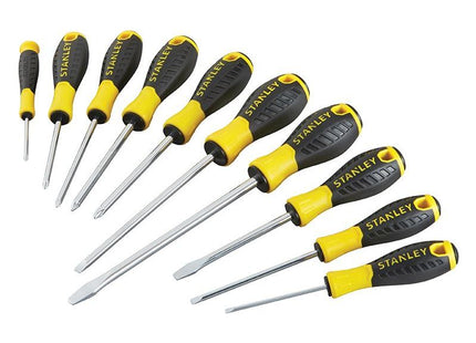 Stanley® Hand Tools 0-60-211 Essential Screwdriver Set, 10 Piece STANLEY® Hand Tools - RockBottom Nothampton