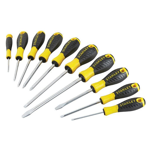 Stanley® Hand Tools 0-60-211 Essential Screwdriver Set, 10 Piece STANLEY® Hand Tools - RockBottom Nothampton