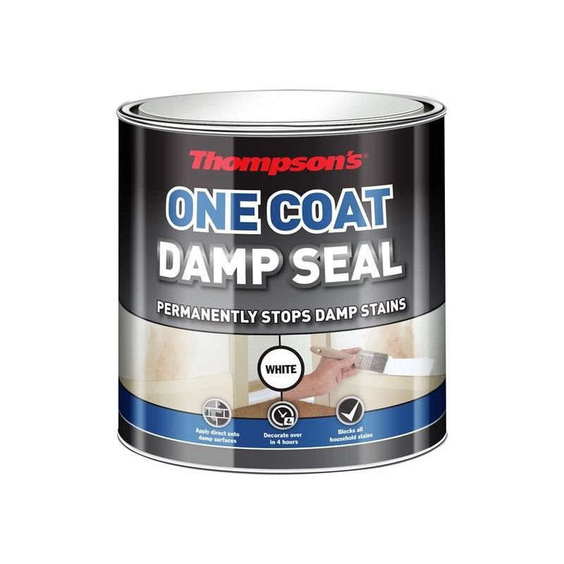 Ronseal Thompson's One Coat Stain Block Damp Seal 2.5 litre Ronseal - RockBottom Nothampton