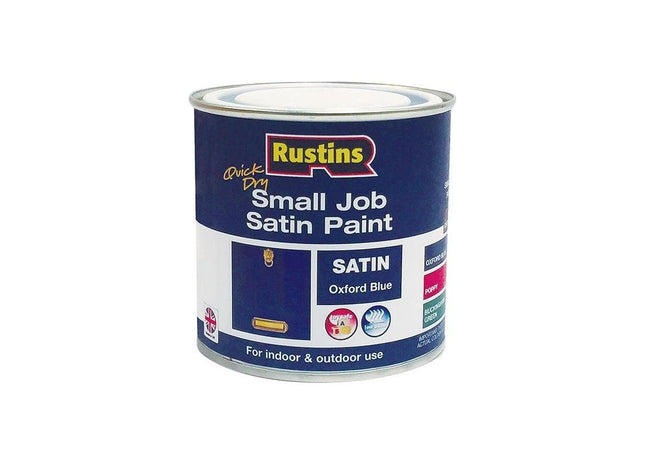 Rustins Quick Dry Small Job Gloss Paint Oxford Blue 250ml Rustins - RockBottom Nothampton