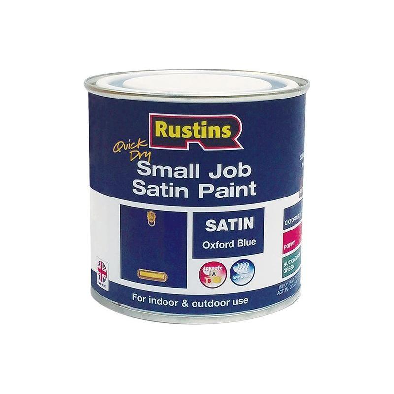 Rustins Quick Dry Small Job Gloss Paint Oxford Blue 250ml Rustins - RockBottom Nothampton