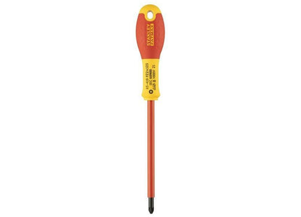 Stanley® Hand Tools FatMax® VDE Insulated Screwdriver Pozidriv Tip PZ2 x 125mm STANLEY® Hand Tools - RockBottom Nothampton