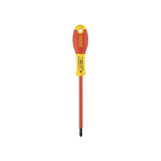 Stanley® Hand Tools FatMax® VDE Insulated Screwdriver Pozidriv Tip PZ2 x 125mm STANLEY® Hand Tools - RockBottom Nothampton
