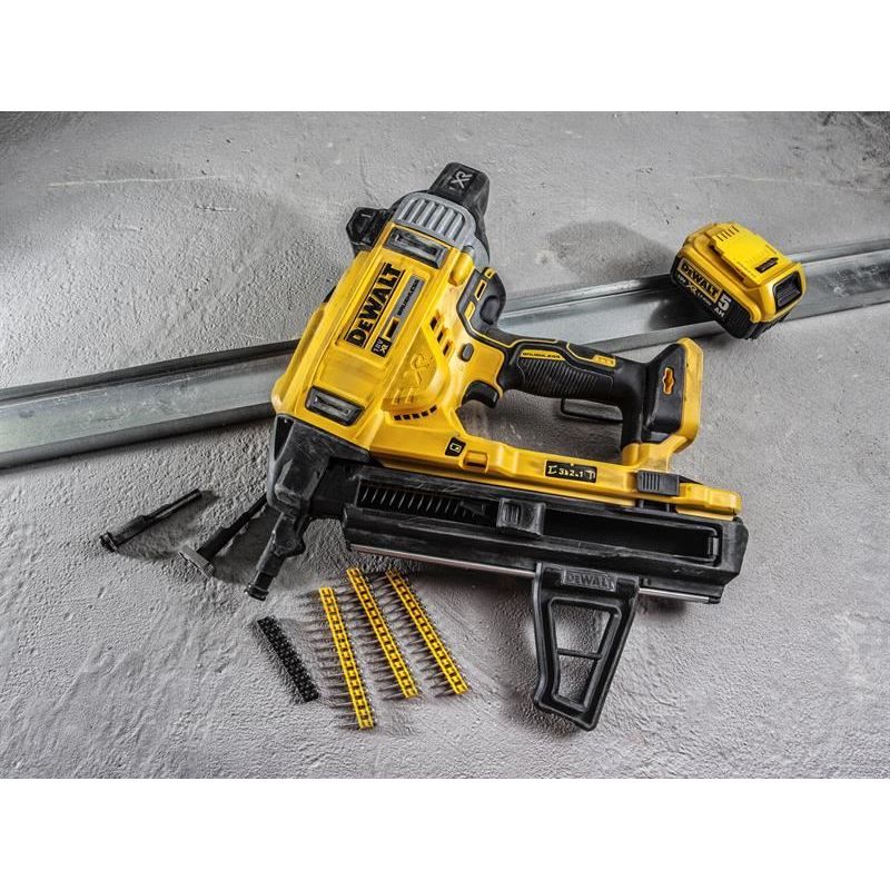 Dewalt Power Tools DCN890P2 XR Brushless Concrete Nailer 18V 2 x 5.0Ah Li-ion DeWALT Power Tools - RockBottom Northampton