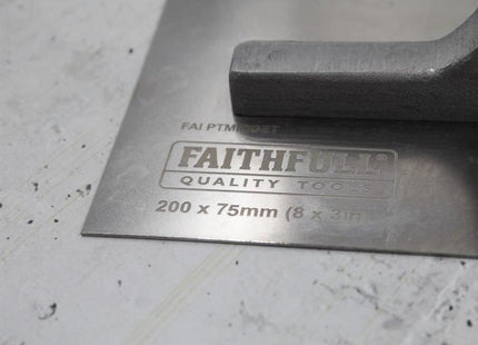 Faithfull Prestige Midget Plastering Trowel 200 x 75mm (8 x 3in) Faithfull - RockBottom Northampton