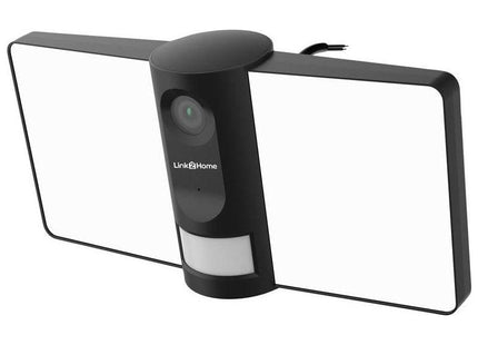 Link2Home Outdoor Smart Floodlight Camera 2K 4MP Black Link2Home - RockBottom Northampton