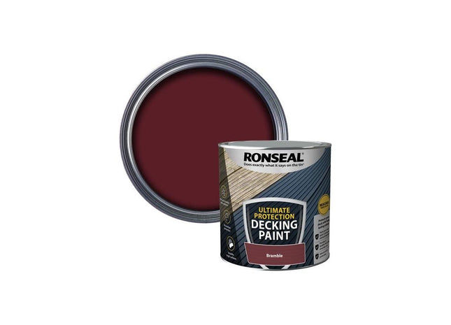 Ronseal Ultimate Protection Decking Paint Bramble 2.5 litre Ronseal - RockBottom Nothampton