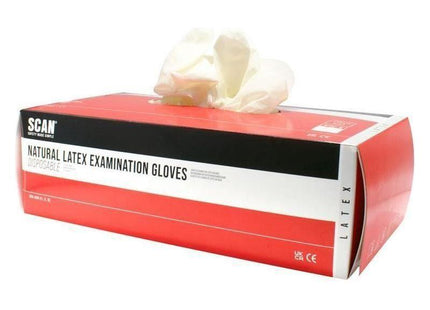 Scan Latex Gloves - XL (Box 100) Scan - RockBottom Nothampton