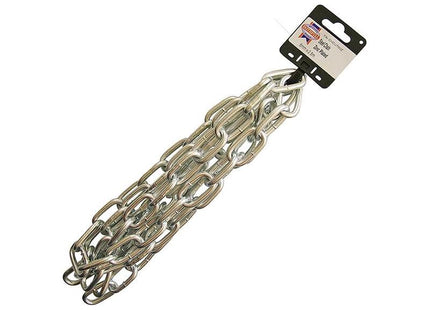 Faithfull Zinc Plated Chain 6mm x 2.5m - Max. Load 250kg Faithfull - RockBottom Northampton