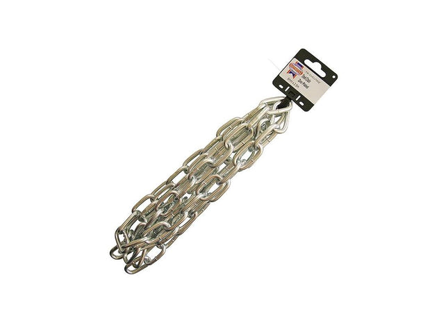 Faithfull Zinc Plated Chain 6mm x 2.5m - Max. Load 250kg Faithfull - RockBottom Northampton