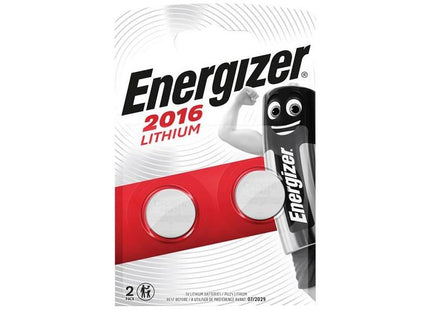 Energizer® CR2016 Coin Lithium Battery (Pack 2) Energizer® - RockBottom Northamptin